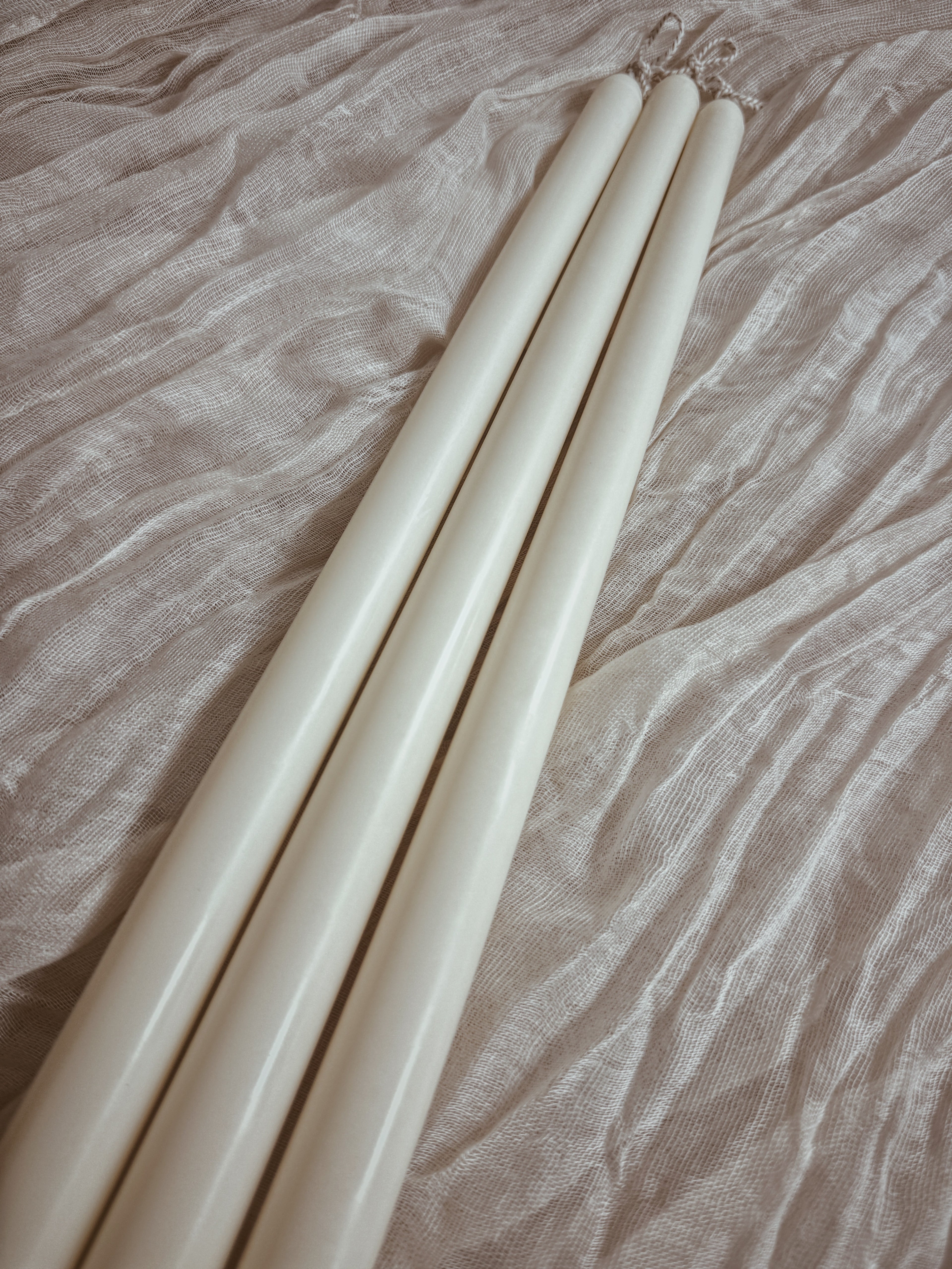 Ivory Taper Candle